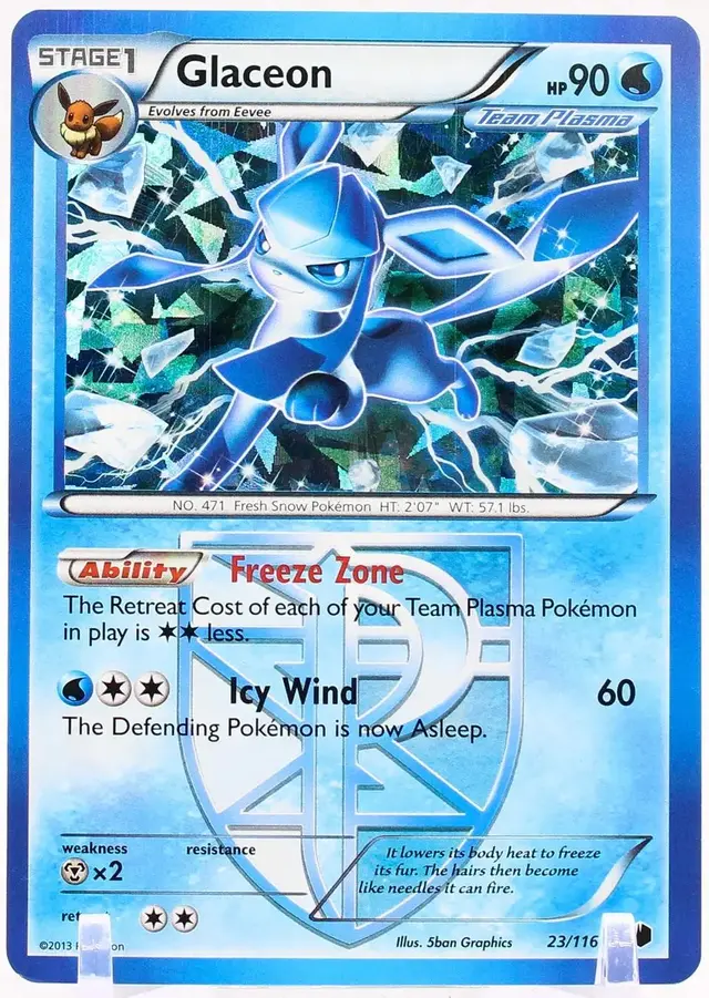 Glaceon [Cracked Ice Holo] - Pokemon Plasma Freeze #23
