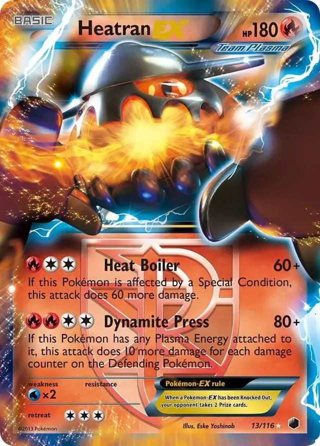 Heatran EX - Pokemon Plasma Freeze #13