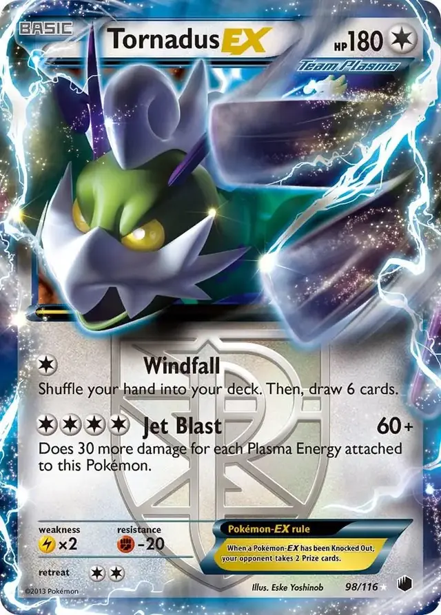 Tornadus EX - Pokemon Plasma Freeze #98