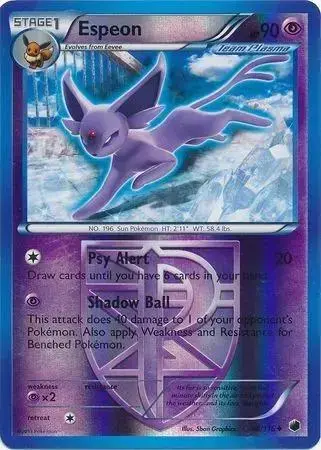 Espeon [Reverse Holo] - Pokemon Plasma Freeze #48