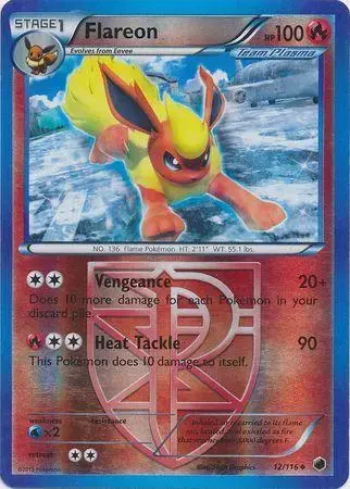 Flareon [Reverse Holo] - Pokemon Plasma Freeze #12