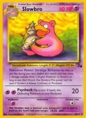 Slowbro - Pokemon Fossil #43