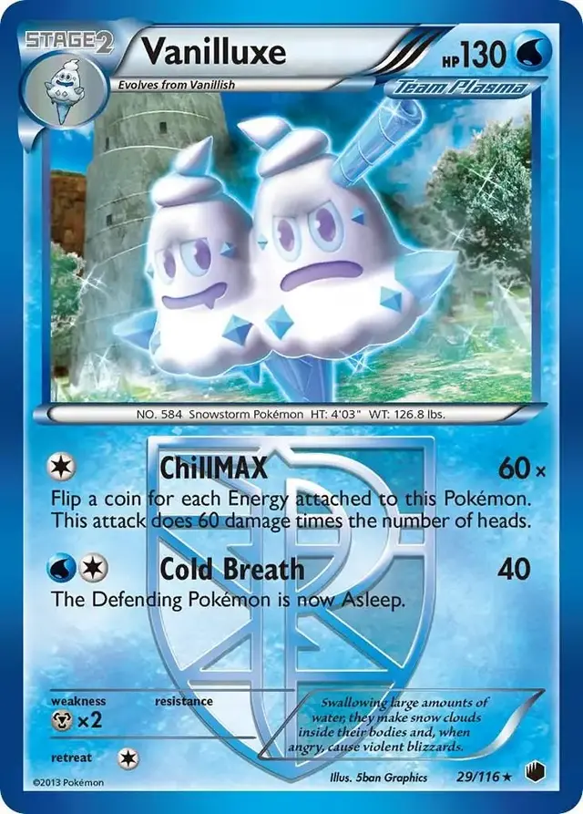 Vanilluxe - Pokemon Plasma Freeze #29