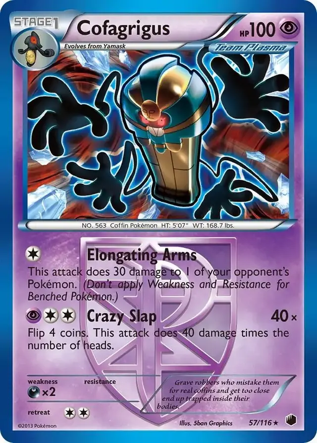 Cofagrigus - Pokemon Plasma Freeze #57