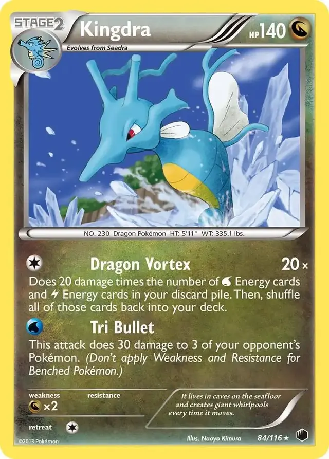 Kingdra - Pokemon Plasma Freeze #84