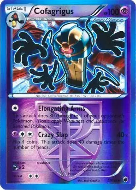 Cofagrigus [Reverse Holo] - Pokemon Plasma Freeze #57