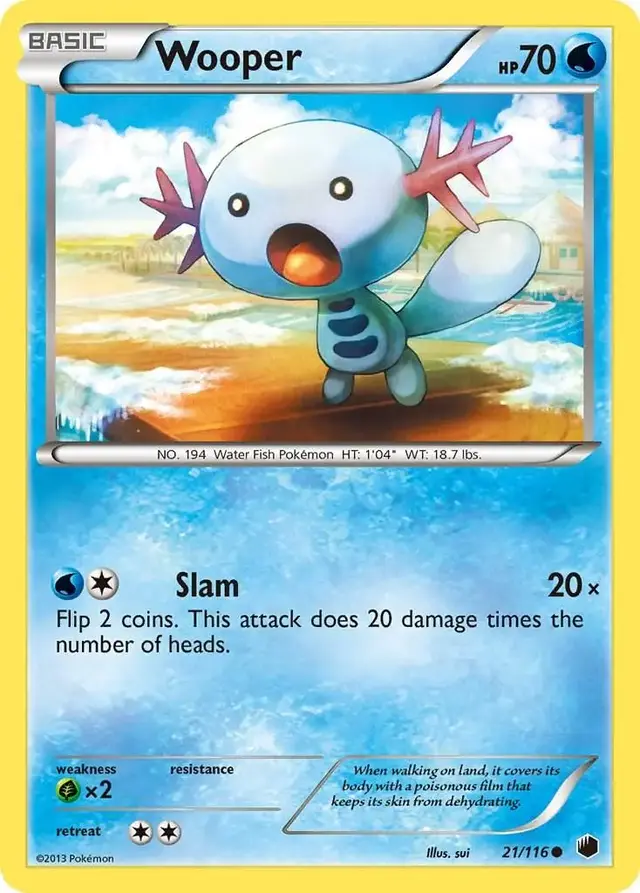 Wooper - Pokemon Plasma Freeze #21