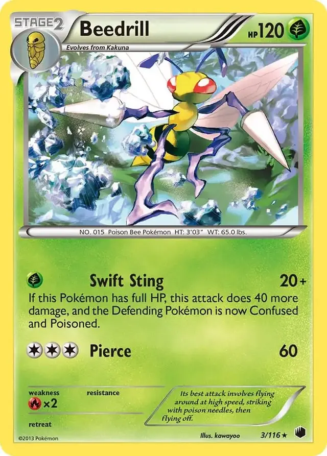 Beedrill - Pokemon Plasma Freeze #3
