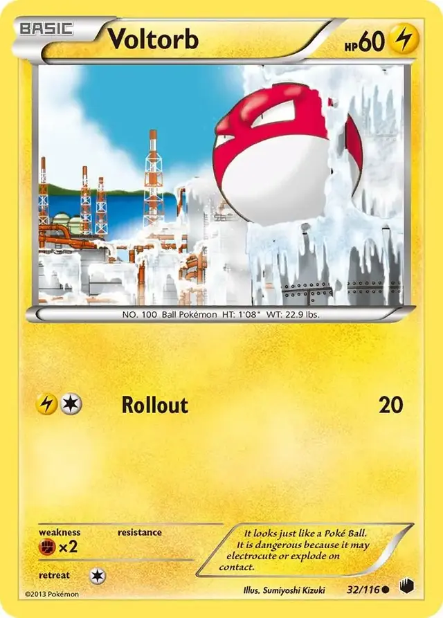 Voltorb - Pokemon Plasma Freeze #32
