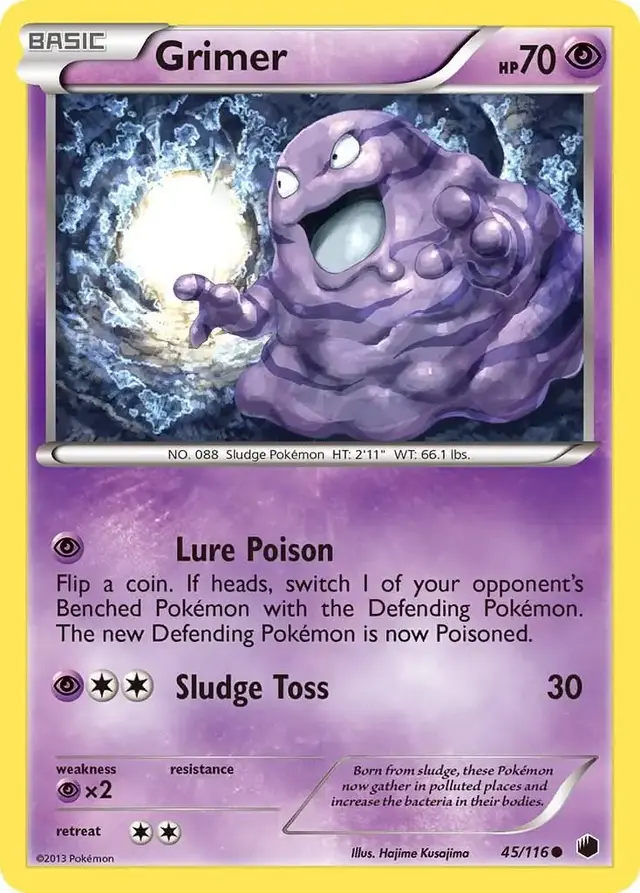 Grimer - Pokemon Plasma Freeze #45
