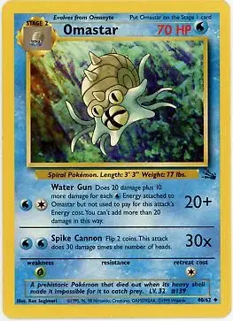Omastar - Pokemon Fossil #40