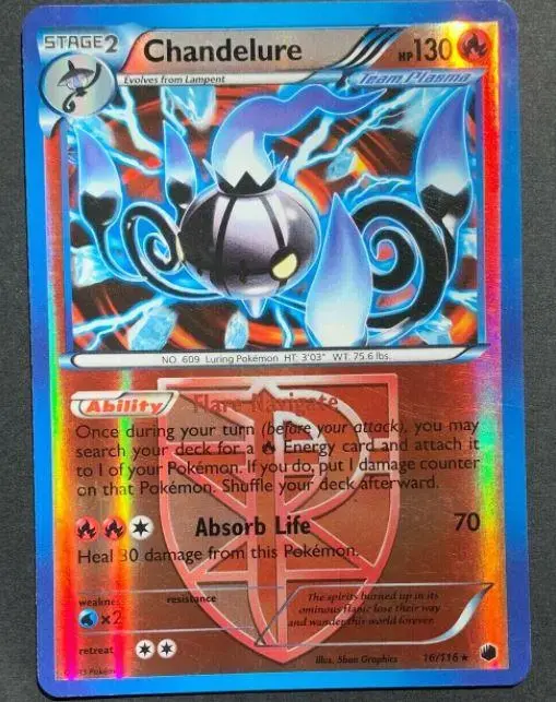 Chandelure [Reverse Holo] - Pokemon Plasma Freeze #16
