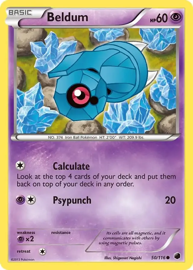 Beldum - Pokemon Plasma Freeze #50