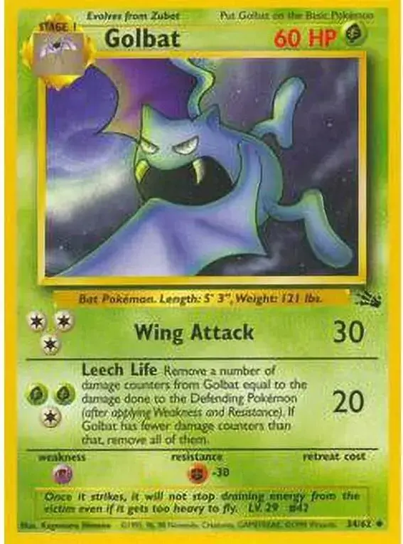 Golbat - Pokemon Fossil #34