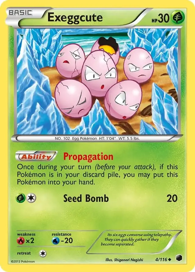 Exeggcute - Pokemon Plasma Freeze #4