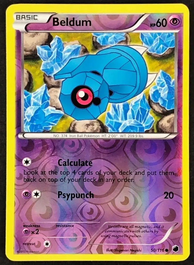 Beldum [Reverse Holo] - Pokemon Plasma Freeze #50