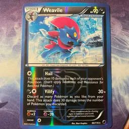 Weavile [Reverse Holo] - Pokemon Plasma Freeze