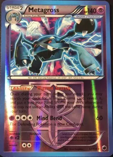 Metagross [Reverse Holo] - Pokemon Plasma Freeze #52