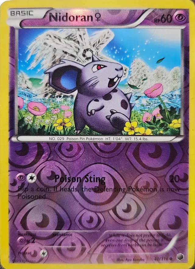 Nidoran [Reverse Holo] - Pokemon Plasma Freeze #40