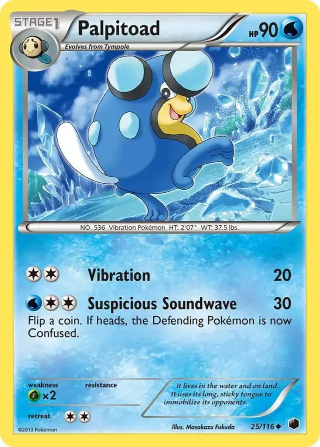 Palpitoad - Pokemon Plasma Freeze #25