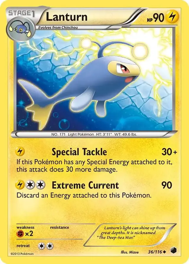 Lanturn - Pokemon Plasma Freeze #36