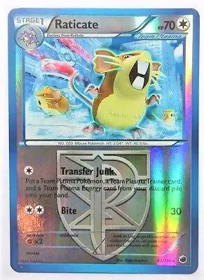 Raticate [Reverse Holo] - Pokemon Plasma Freeze #88