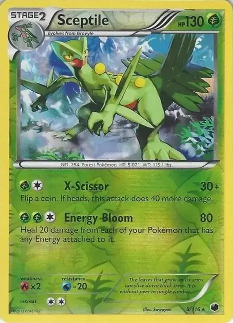 Sceptile [Reverse Holo] - Pokemon Plasma Freeze #8