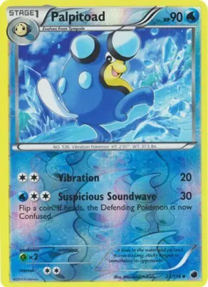 Palpitoad [Reverse Holo] - Pokemon Plasma Freeze #25