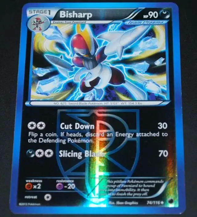 Bisharp [Reverse Holo] - Pokemon Plasma Freeze #74