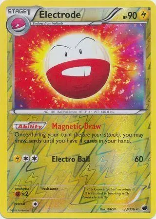 Electrode [Reverse Holo] - Pokemon Plasma Freeze #33