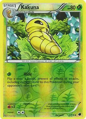 Kakuna [Reverse Holo] - Pokemon Plasma Freeze #2