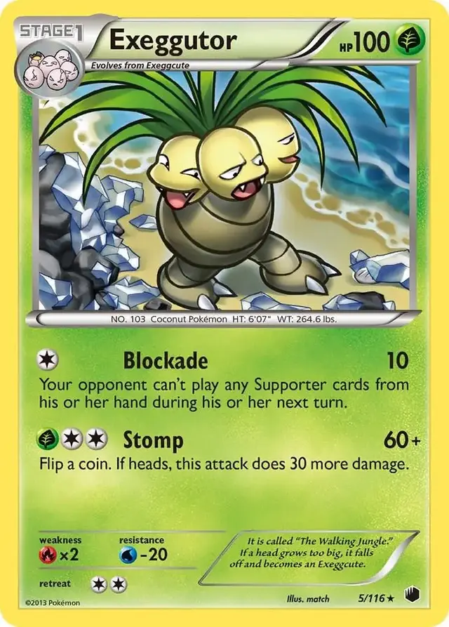 Exeggutor - Pokemon Plasma Freeze #5