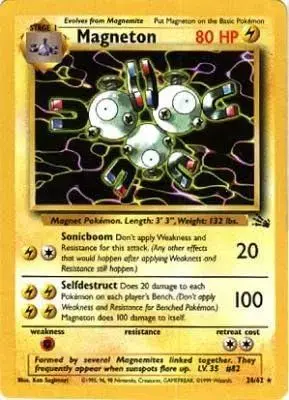 Magneton - Pokemon Fossil #26