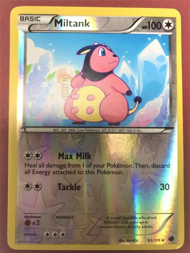 Miltank [Reverse Holo] - Pokemon Plasma Freeze #93