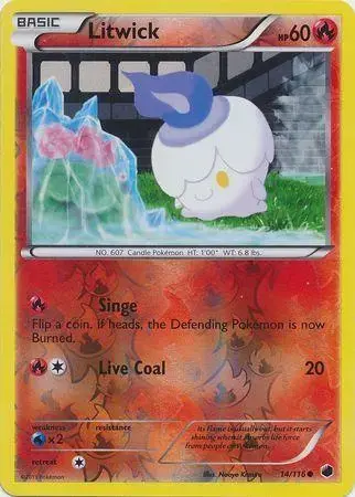 Litwick [Reverse Holo] - Pokemon Plasma Freeze #14