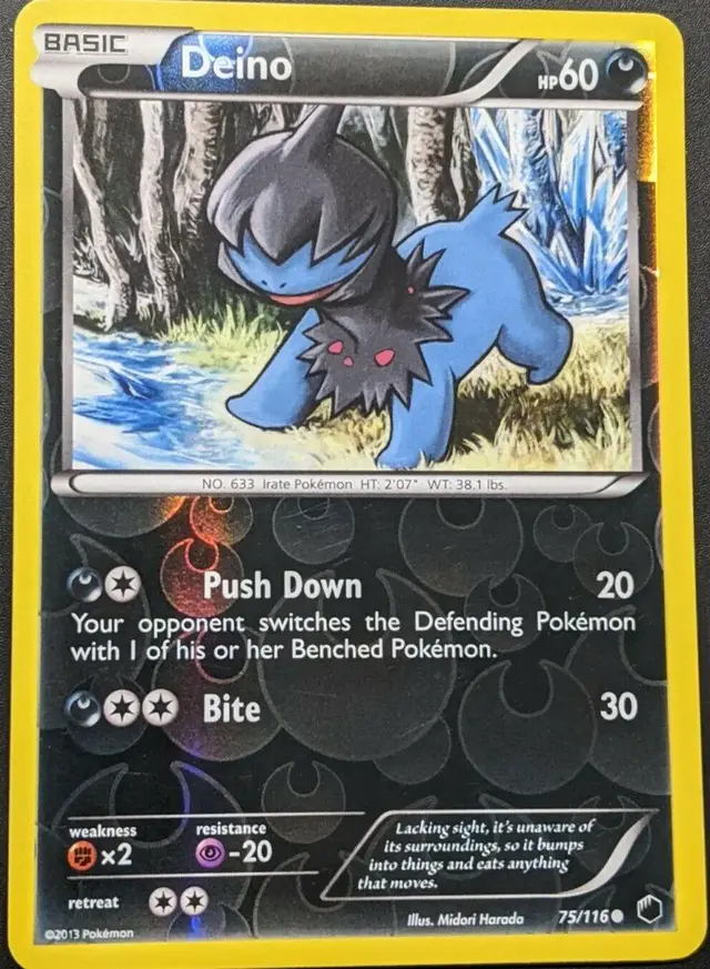 Deino [Reverse Holo] - Pokemon Plasma Freeze #75