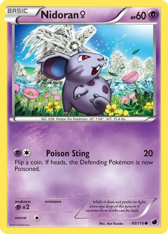 Nidoran - Pokemon Plasma Freeze #40