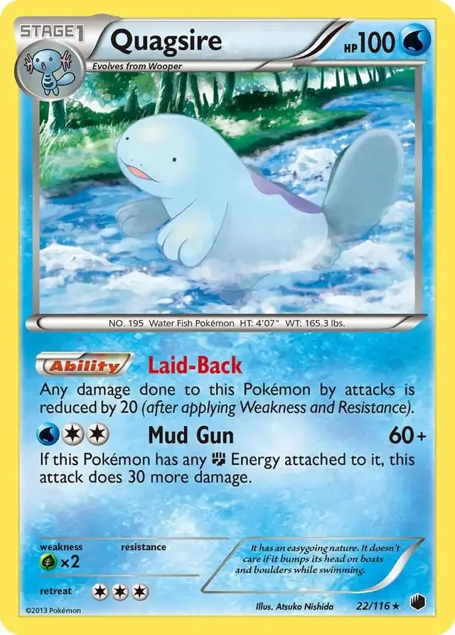 Quagsire - Pokemon Plasma Freeze #22