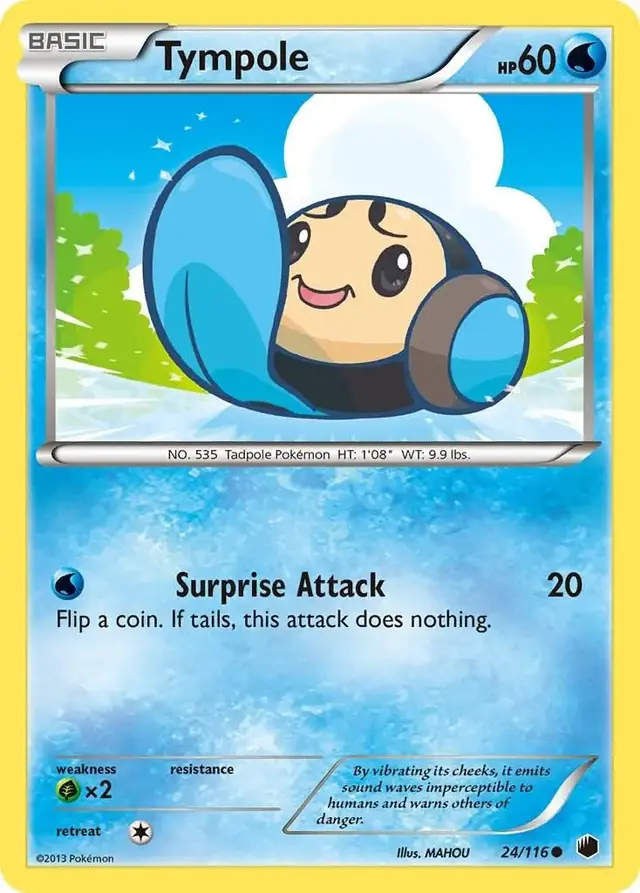 Tympole - Pokemon Plasma Freeze #24