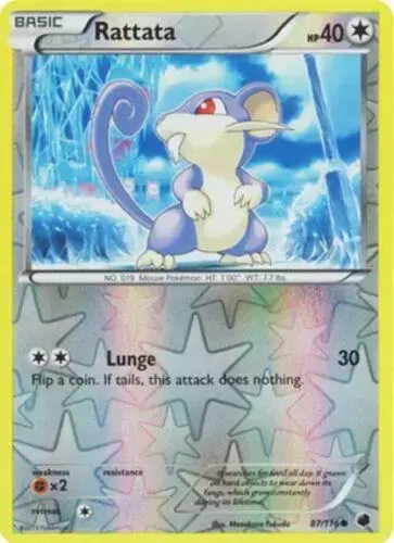 Rattata [Reverse Holo] - Pokemon Plasma Freeze #87