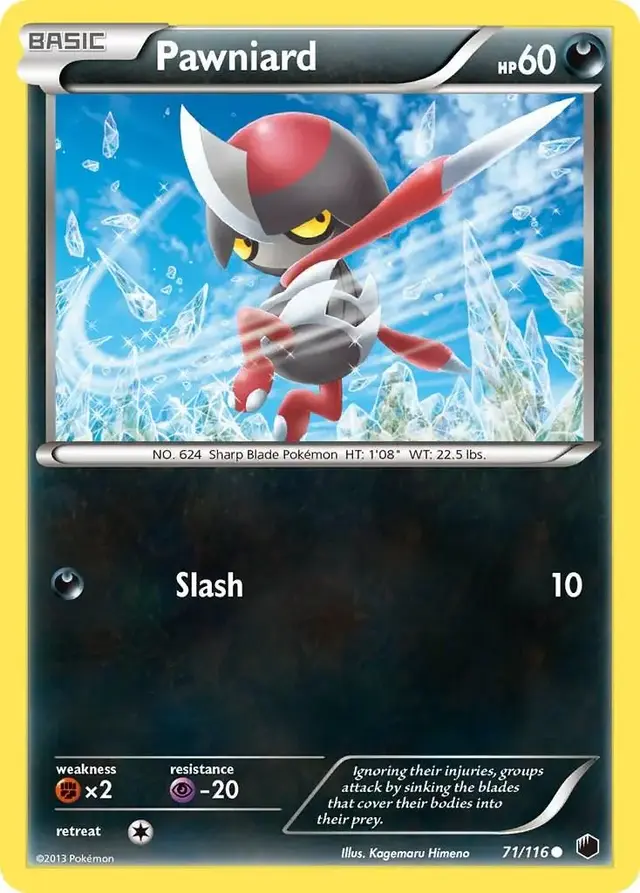 Pawniard - Pokemon Plasma Freeze #71