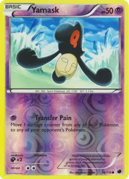 Yamask [Reverse Holo] - Pokemon Plasma Freeze #54