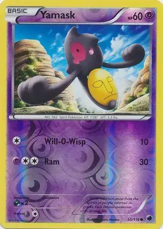 Yamask [Reverse Holo] - Pokemon Plasma Freeze #55