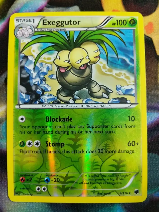 Exeggutor [Reverse Holo] - Pokemon Plasma Freeze #5