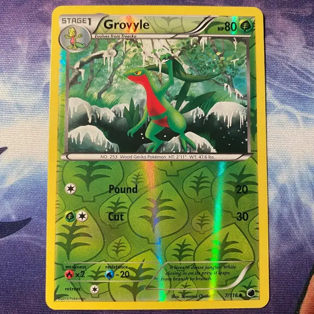 Grovyle [Reverse Holo] - Pokemon Plasma Freeze #7