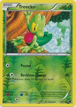 Treecko [Reverse Holo] - Pokemon Plasma Freeze #6