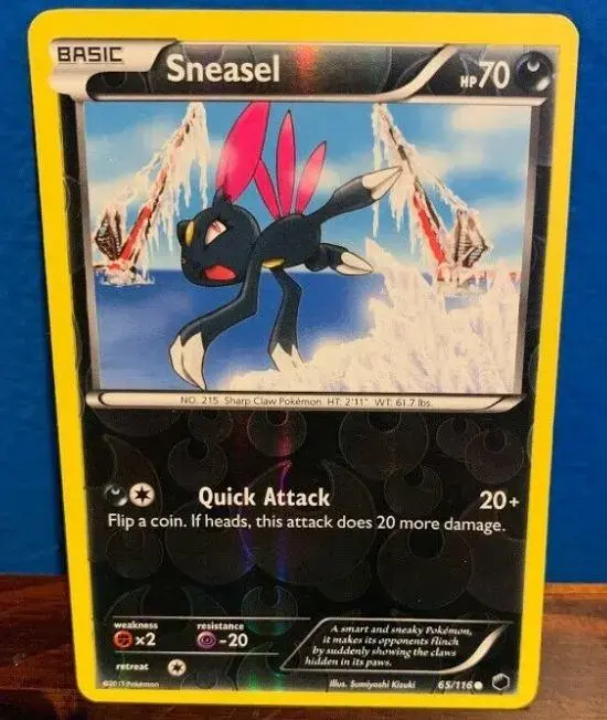 Sneasel [Reverse Holo] - Pokemon Plasma Freeze #65