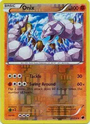 Onix [Reverse Holo] - Pokemon Plasma Freeze #61