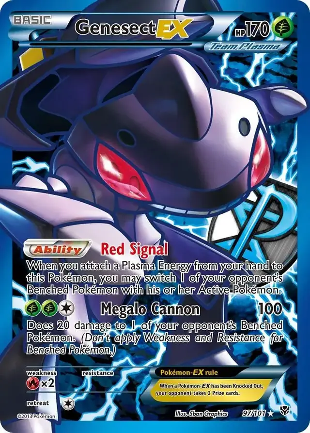 Genesect EX - Pokemon Plasma Blast #97