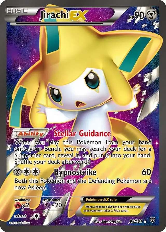 Jirachi EX - Pokemon Plasma Blast #98